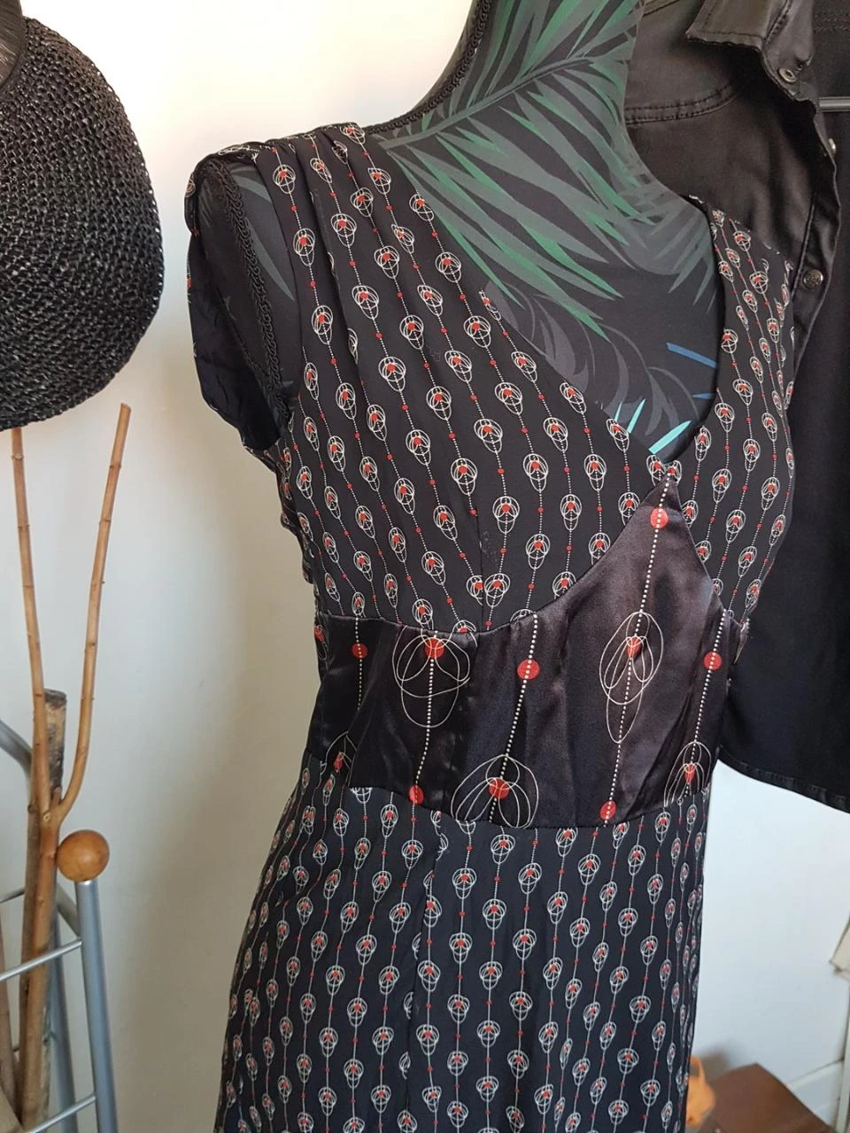 Vestido de voile forrado – photo 3